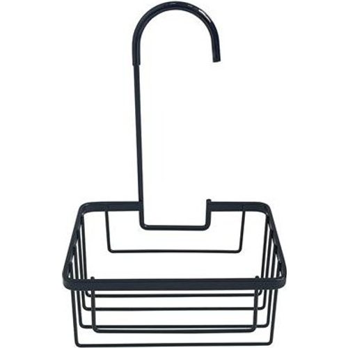 Tema Single Hook Wire Basket Caddy for Shower - Black | TWWHSCB