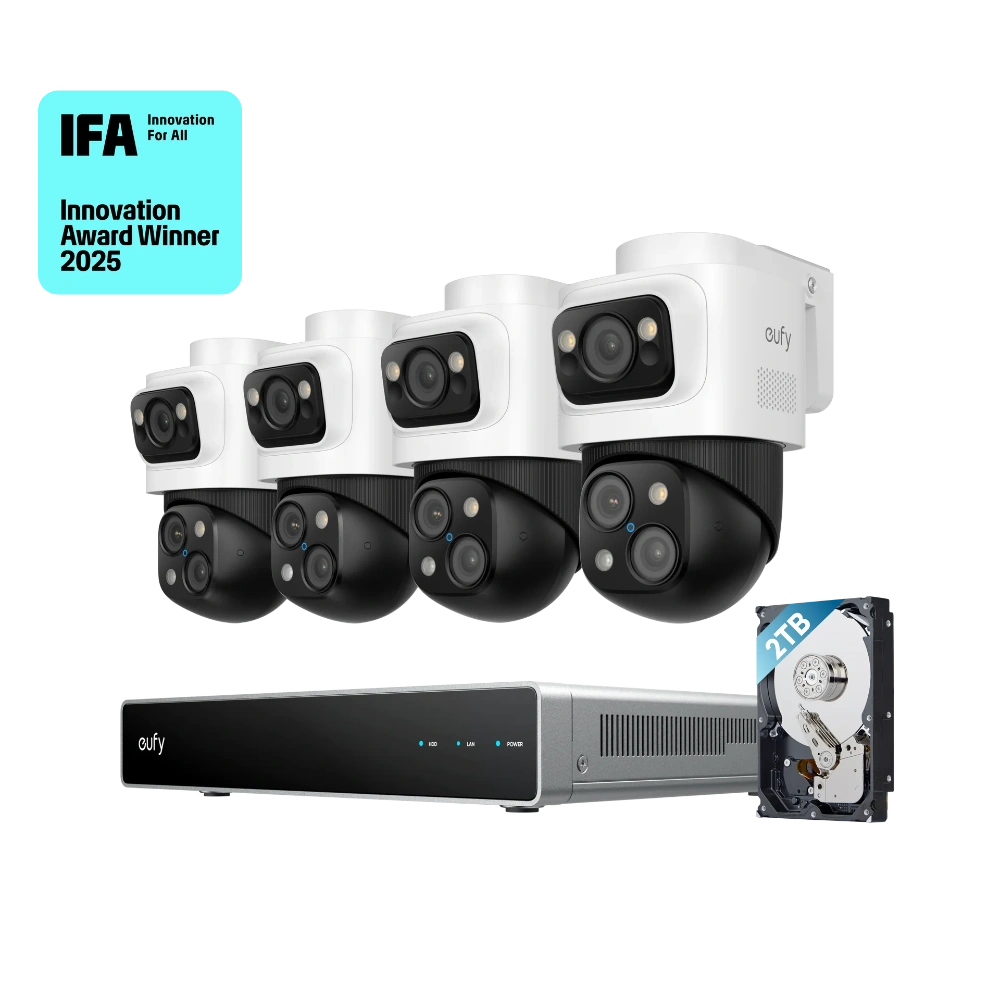 Eufy NVR Security System S4 Max with 4 Cameras | E8E00321
