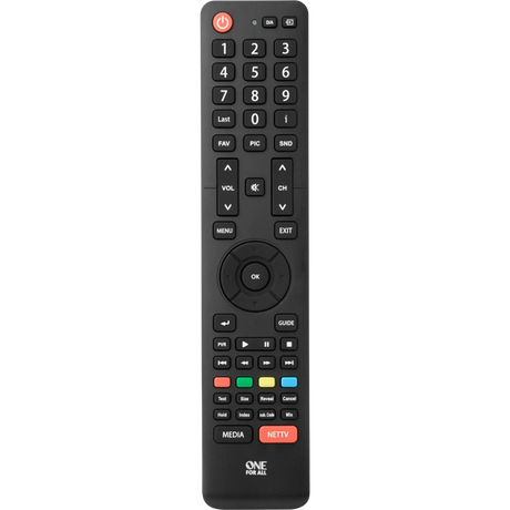 One For All TV Replacement Spare Remote Control for Hisense - Black | URC1916