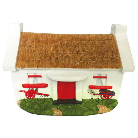 WGP White Washed Old Irish Cottage Ornament | G0130
