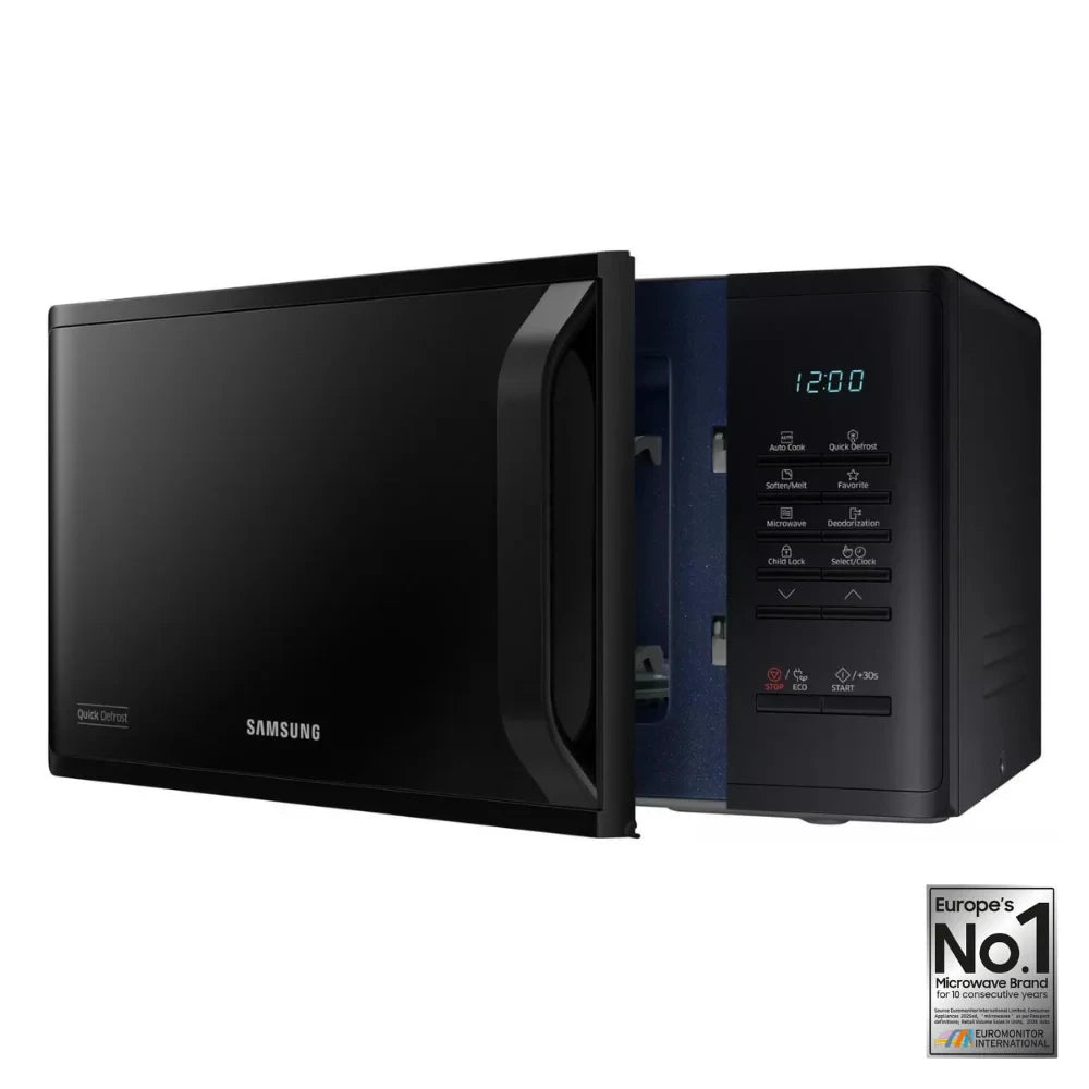 Samsung 23 Litre 800W Microwave - Black | MS23K3515AK/EU