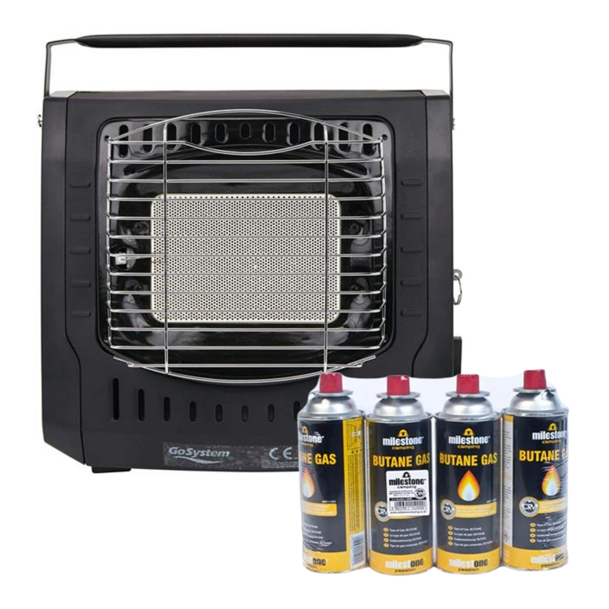 GoSystem Dynasty Portable Gas Heater & Gas Canisters