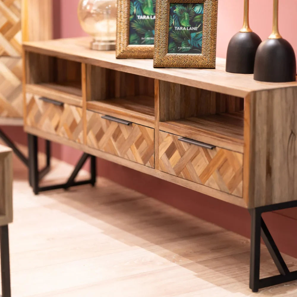 Tara Lane Verona TV Unit - Teak | TL5772