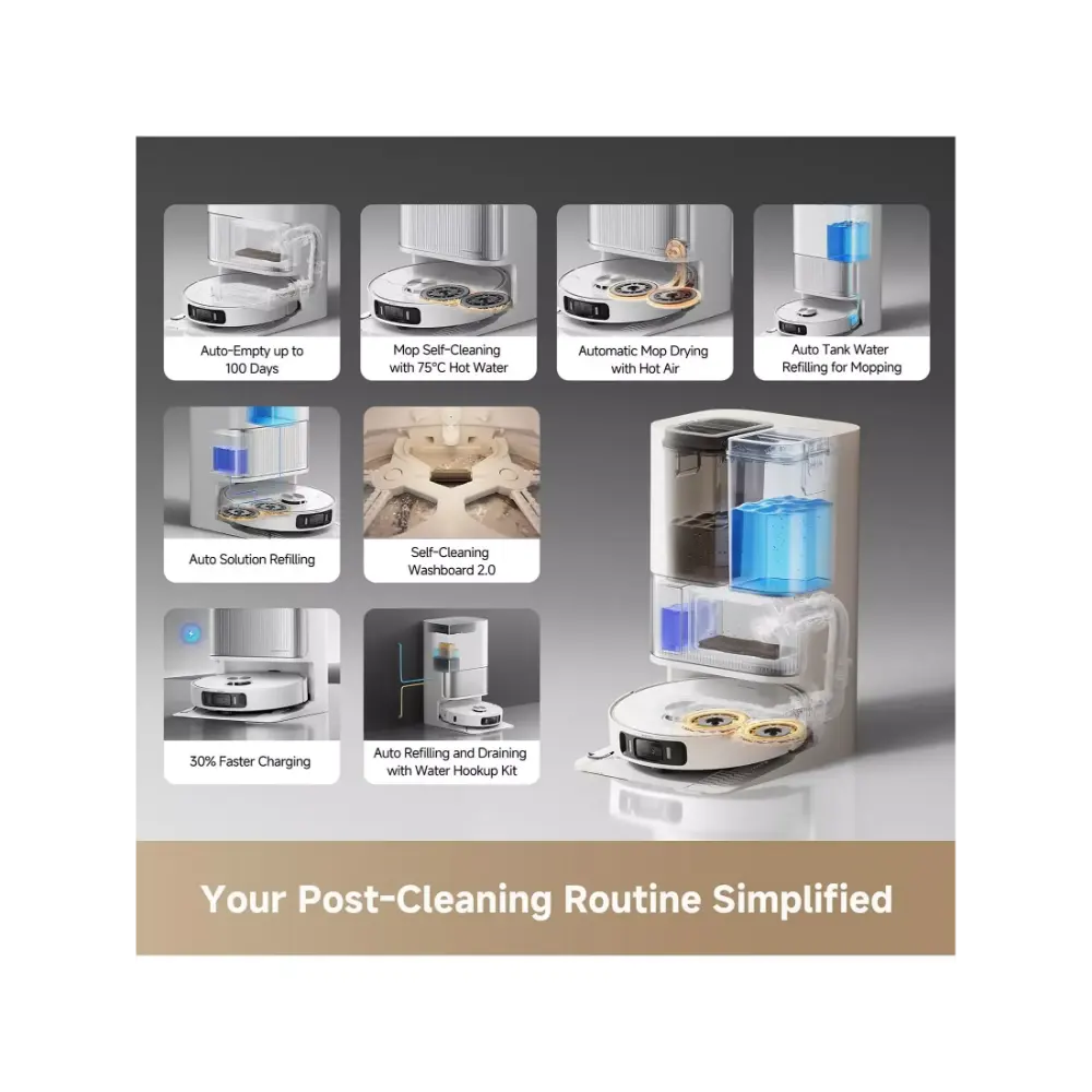 Dreame L40 Ultra AE Robotic Robot Vac Vacuum - White | RLL77SE_WH