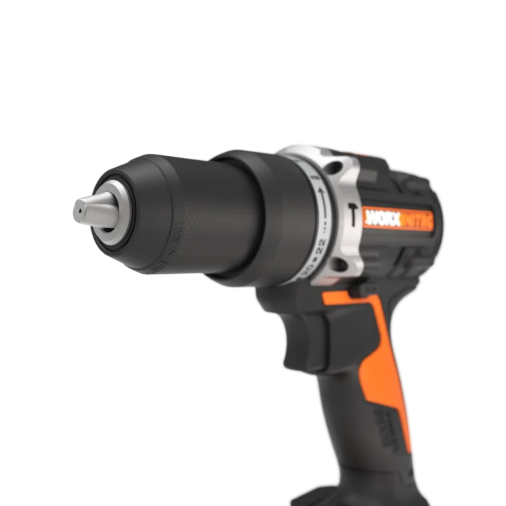 Worx Brushless Combi Hammer Drill 20v Kit 2 Batteries | WX352