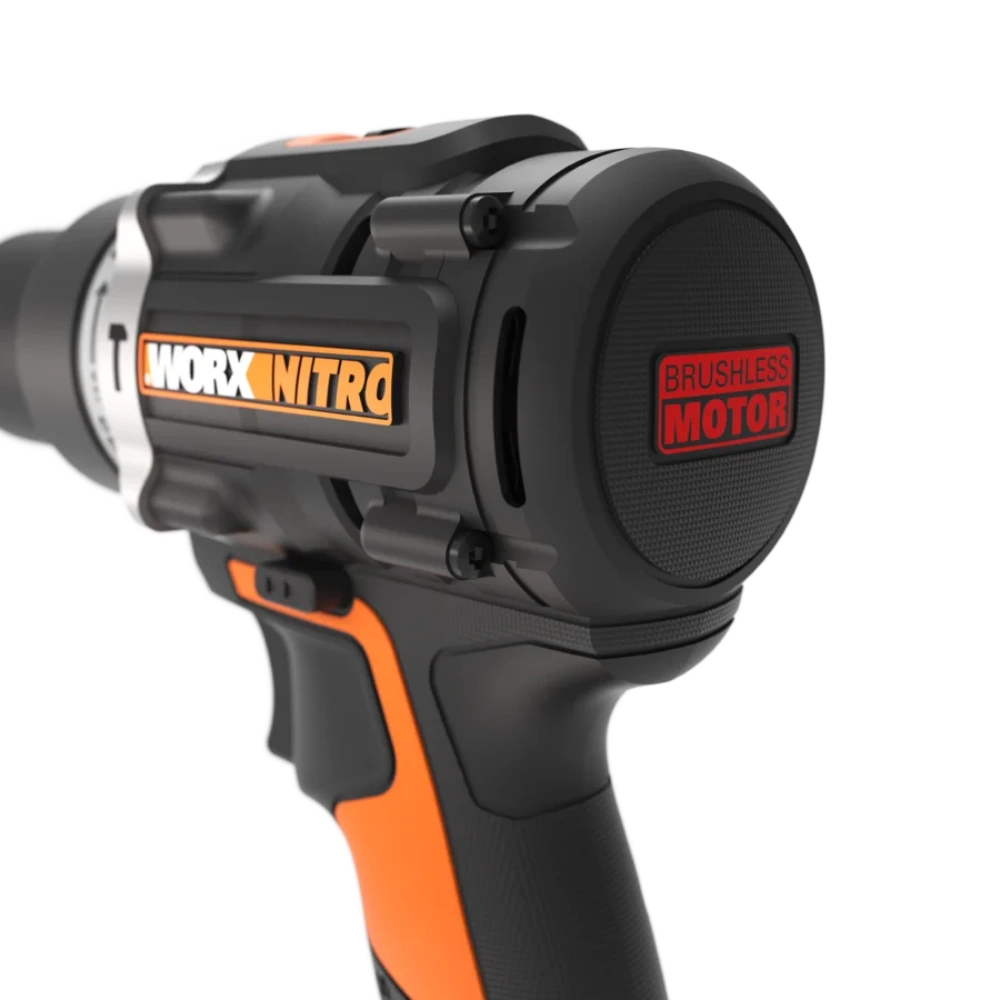 Worx Brushless Combi Hammer Drill 20v Kit 2 Batteries | WX352