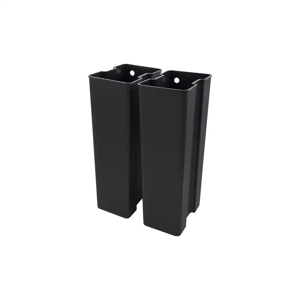 Black & Decker Slim Lime Recycle Bin 40 Litre Two Section | 61269