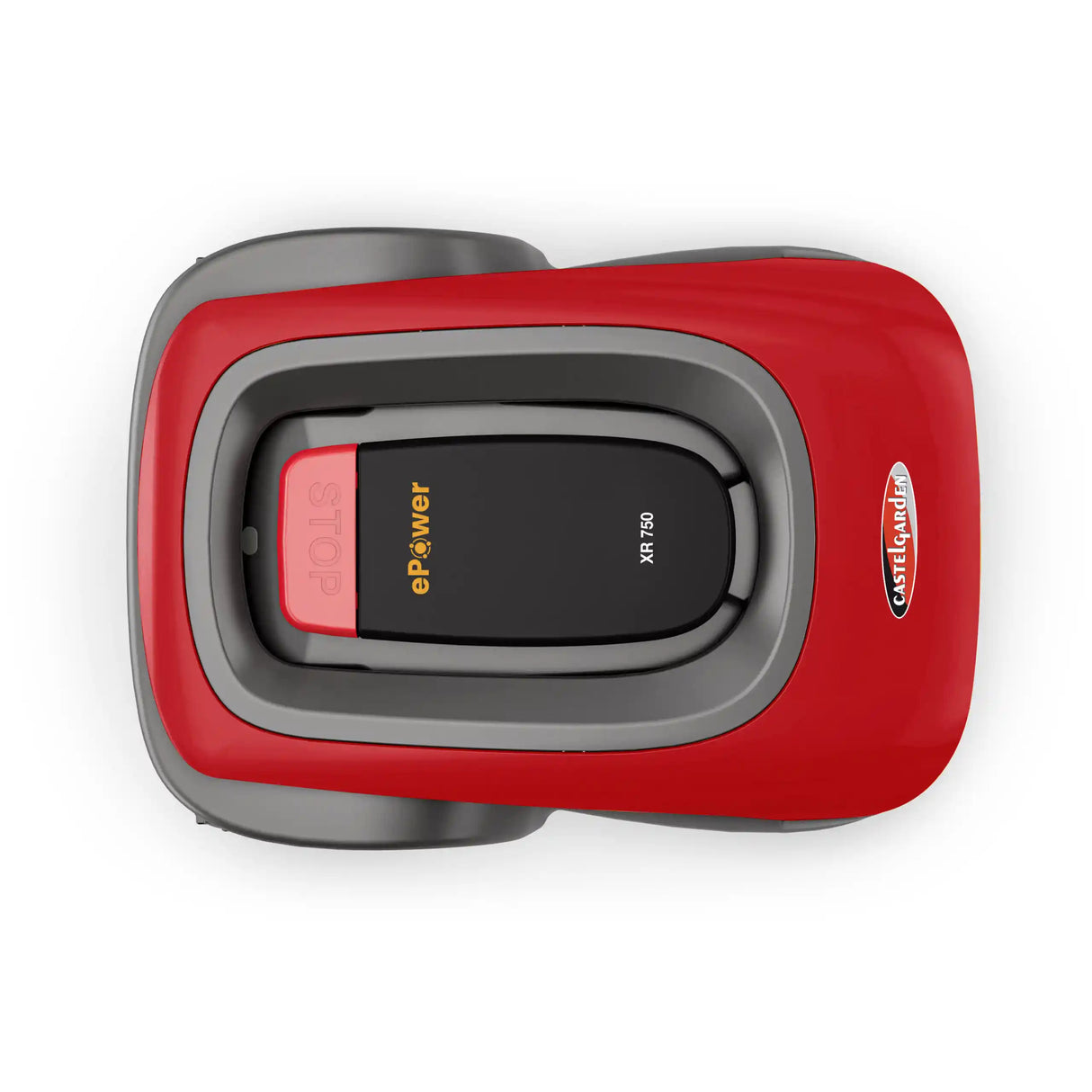 Red and gray electronic device with 'ePower' branding on a white background