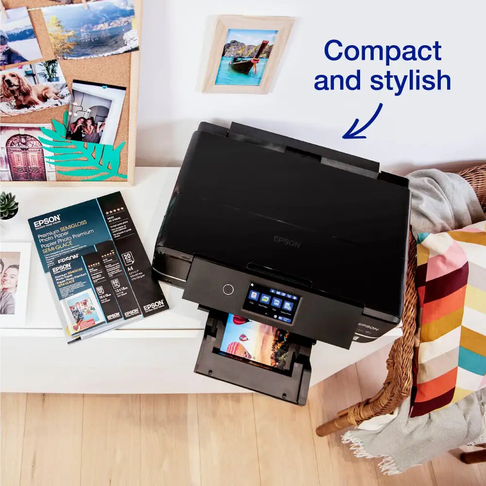 Epson Expression Photo XP-970 A4 Multifunction Colour Wifi Printer - Black | C11CH45401