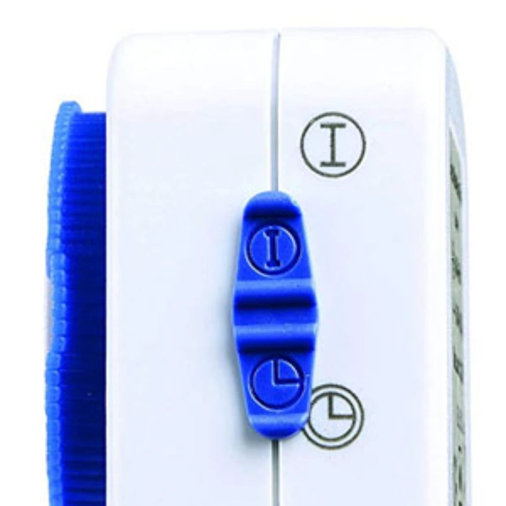 Masterplug 24 Hours Mechanical Timer Adaptor 3 Pack - White | TMS24/3-MP