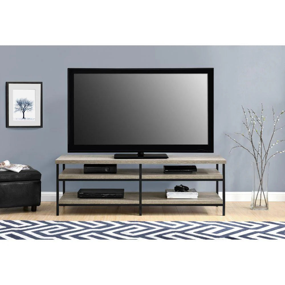 Ameriwood Home Elmwood TV Stand for 60 Inch TV - Grey Oak | 1763096PCOMUK