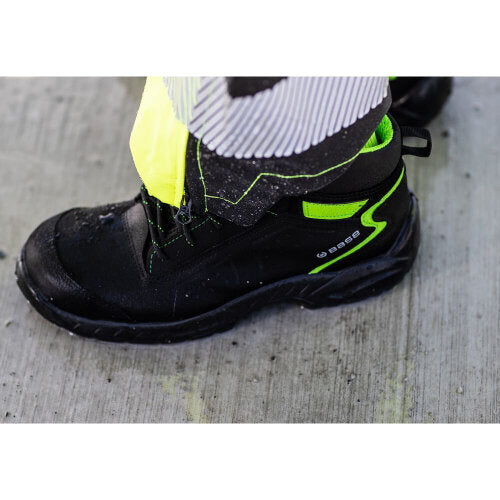 Portwest Chester Top S3L FO SR Steel Toe Safety Boots - Black / Green | B0177BGN