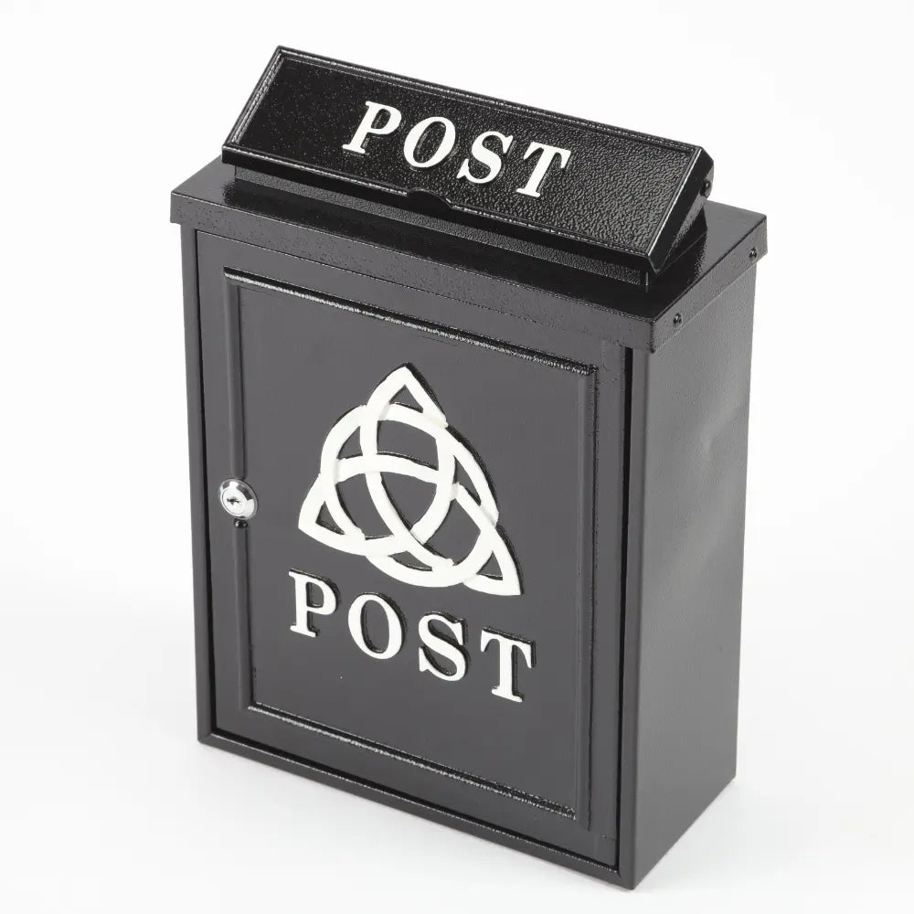 Arboria Celtic Design PostBox - Black | 1907-24