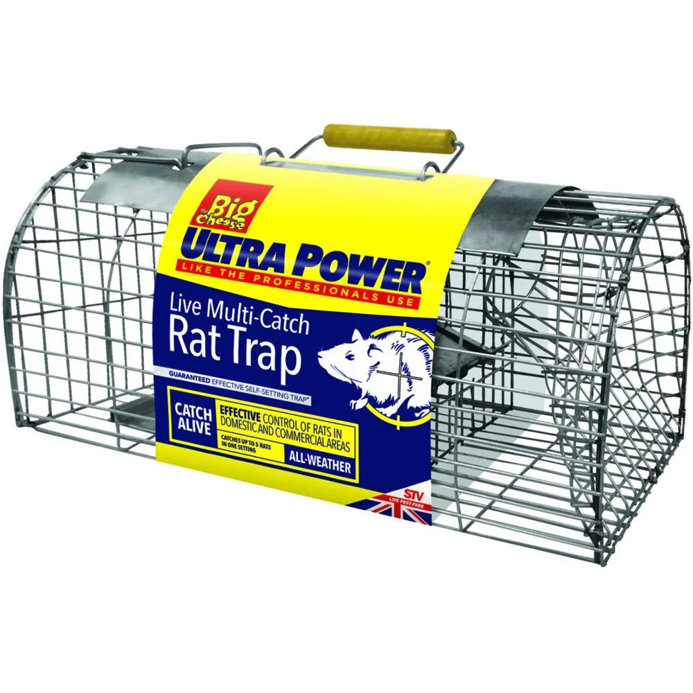 Big Cheese Selfset Multi-Catch Rat Trap Cage | STV080