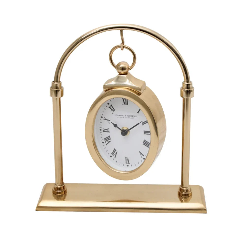 Tara Lane Edward and Florence Hanging Clock - Gold | TL6361
