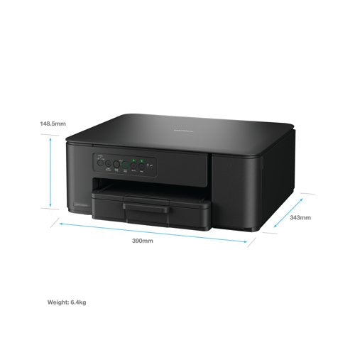 Brother 3 in 1 Compact Wireless Inkjet Printer - Black | DCPJ1260W