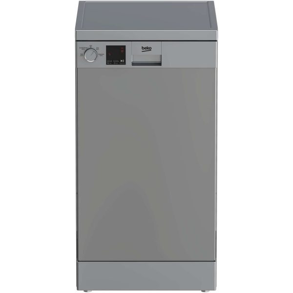 Beko 10 Place Slimline Freestanding Dishwasher 45cm - Silver | DVS04020S