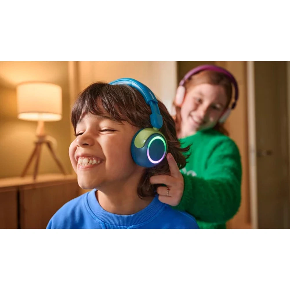 Philips Kids Wireless Lightup Headphones - Magenta | TAK4200MP/00