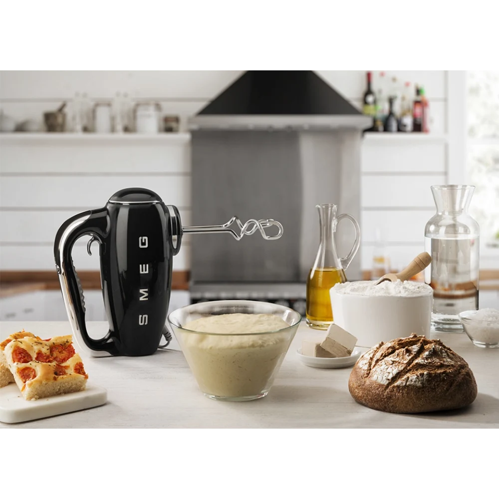 Smeg 50's Retro Hand Mixer - Black | HMF01BLUK