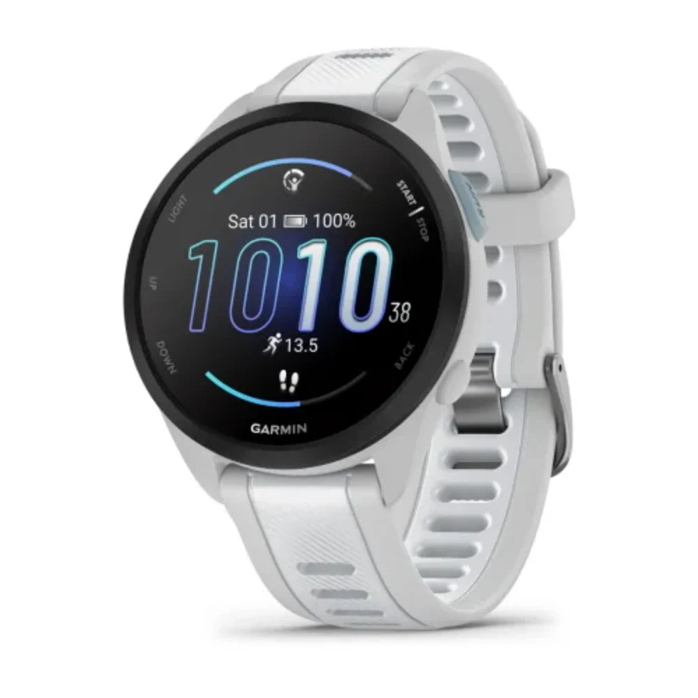 Garmin Forerunner 165 Music Smart Watch - Mist Grey and White | 49-GAR-010-02863-31