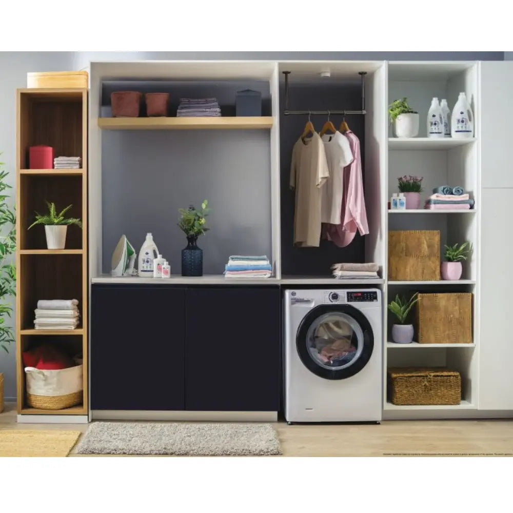 Hoover H-Wash 350 9kg 1400 Spin Washing Machine - White | H3WPS496TAM6-80