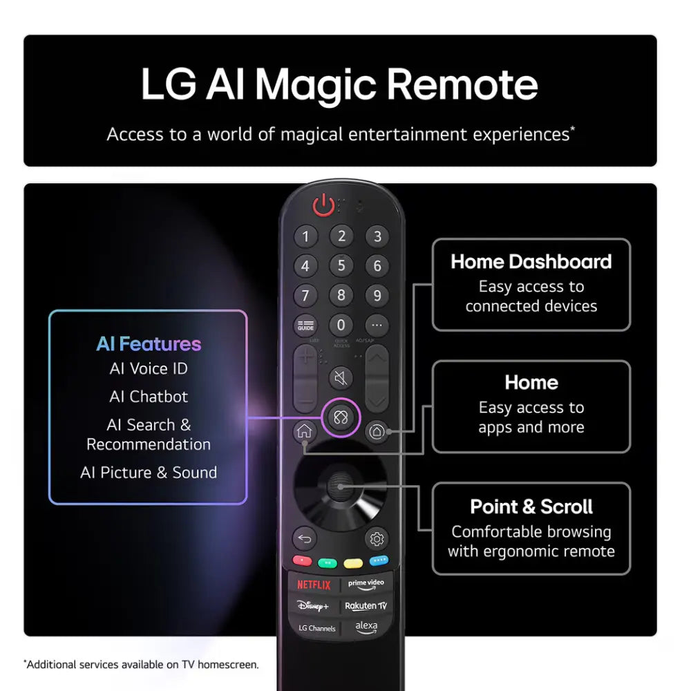 LG 65 Inch OLED AI B5 4K Smart TV | OLED65B56LA.AEK