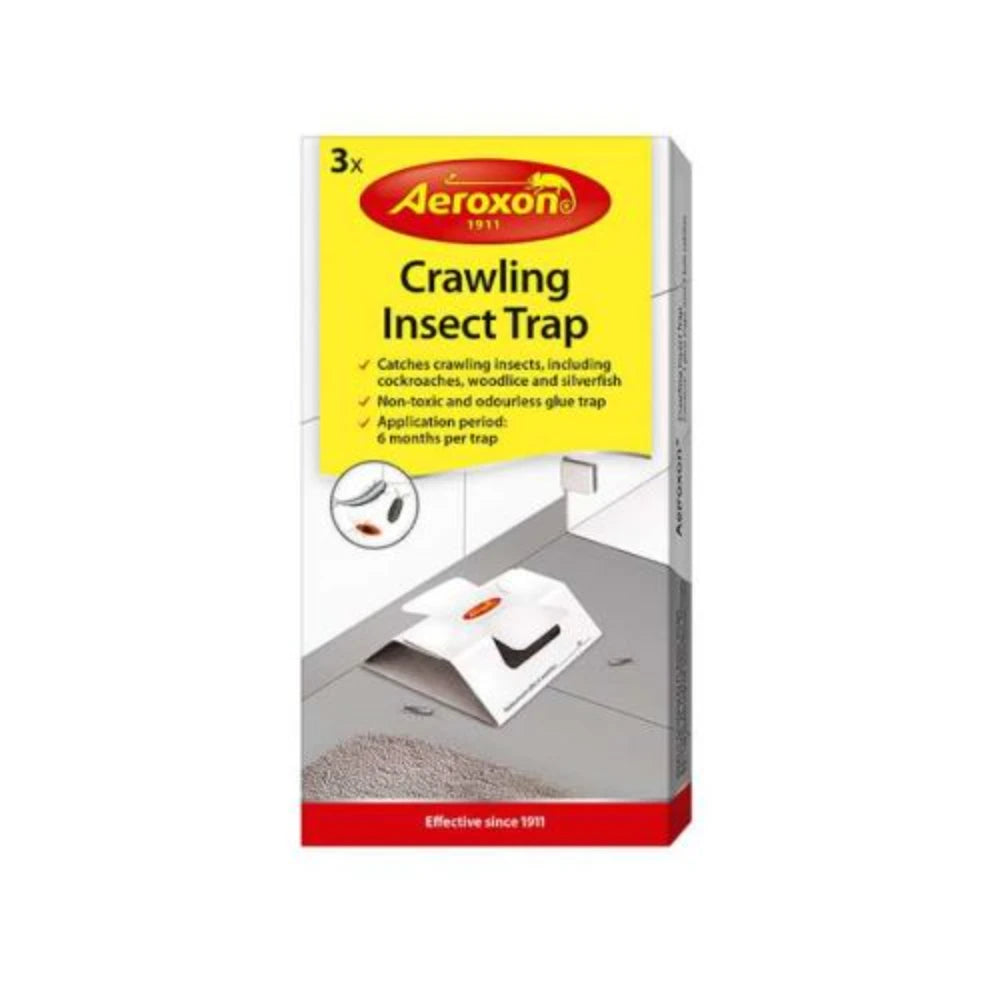 Aeroxon Crawling Insect Trap 3 Pack ( Woodlice / Silverfish / Cockroaches ) | AX12