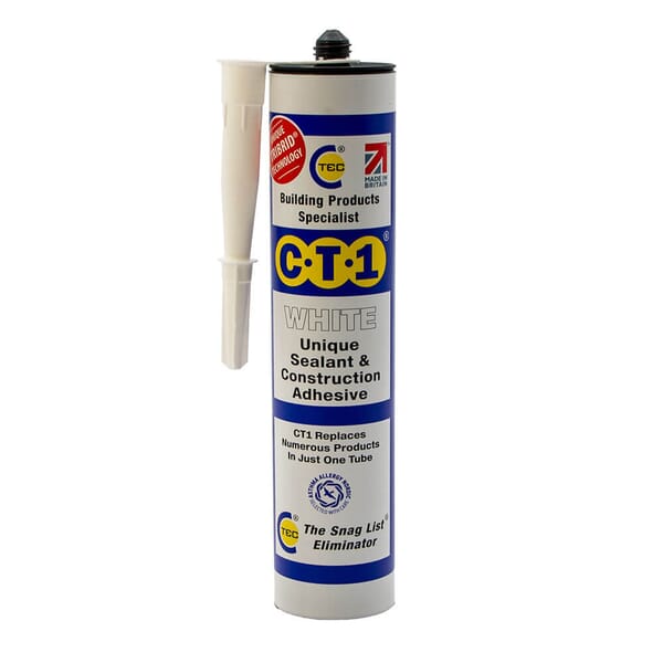 CT1 Sealant and Construction Adhesive 290ml - White | CT1535206