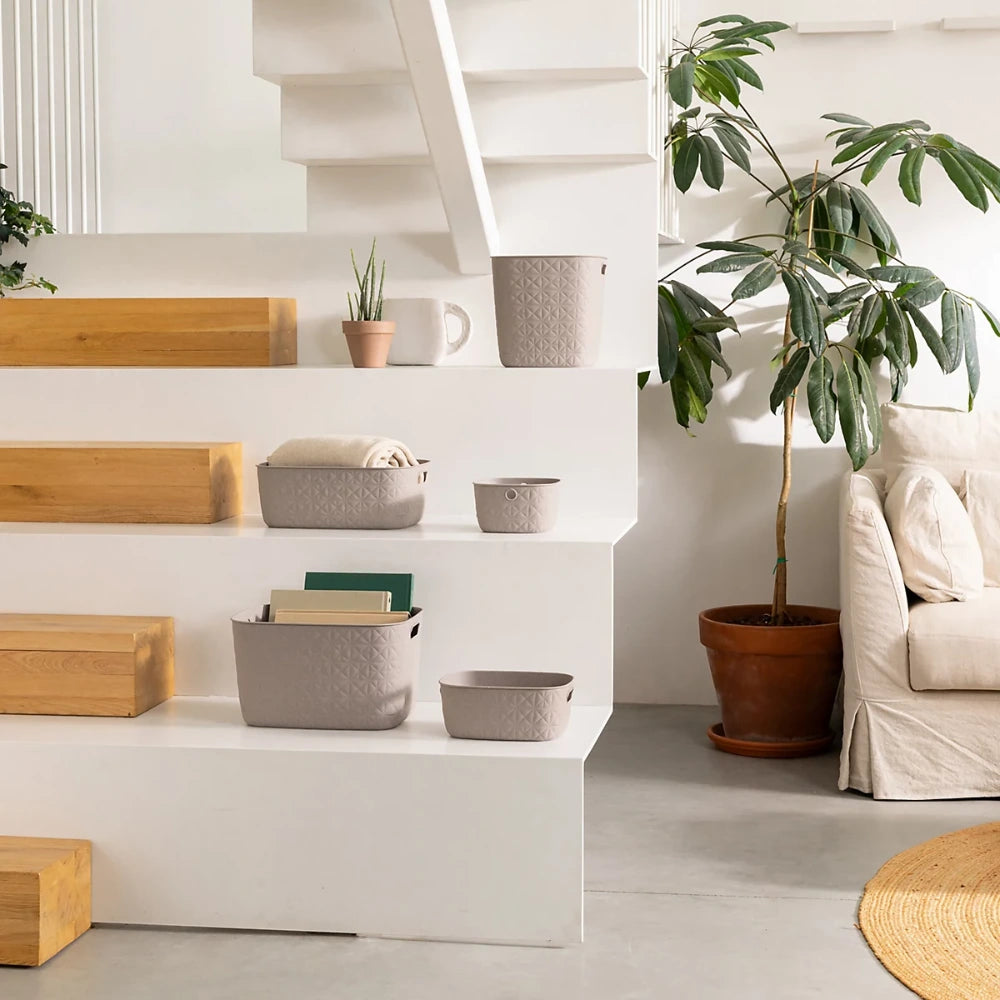 Curver Softex Cube 15 Litre Storage Box - Taupe | CUR260064