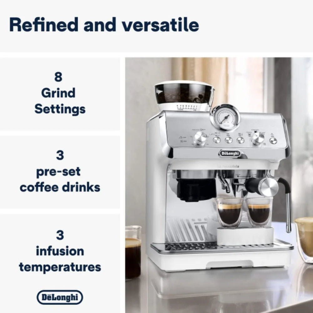 Delonghi La Specialista Arte Manual Bean to Cup Coffee Machine - Green | EC9155.GR