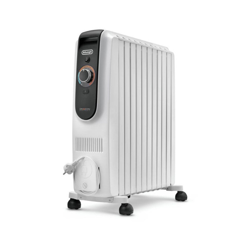 Delonghi Dragon Connect Smart 2.5kw Oil Filled Radiator with Wifi - White | TRD51025WIFI