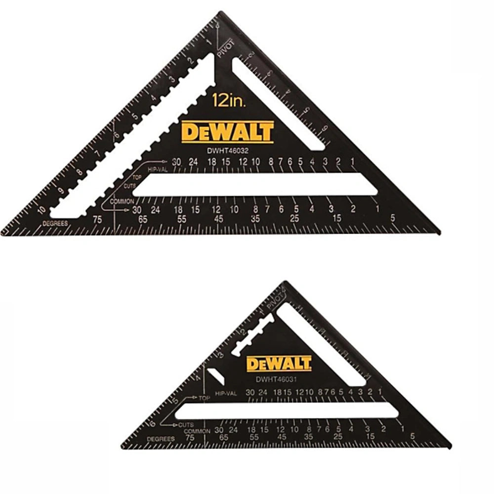 DeWALT 175mm (7") & 300mm (12") Rafter Square Twin Pack | XMS25SQTWIN