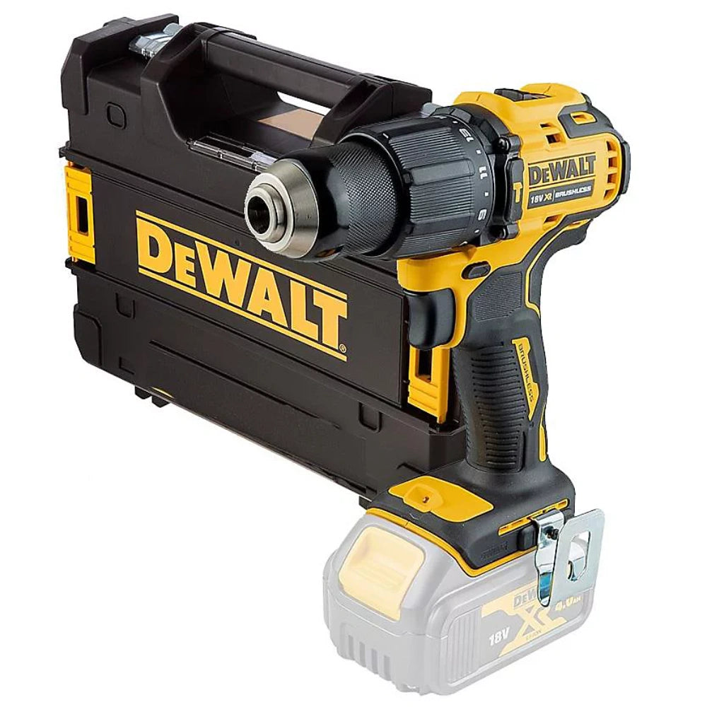Dewalt 18V Brushless Combi Drill with 1 x 5.0ah Battery and FREE Drill Bit Set | DCD709P1T-GB