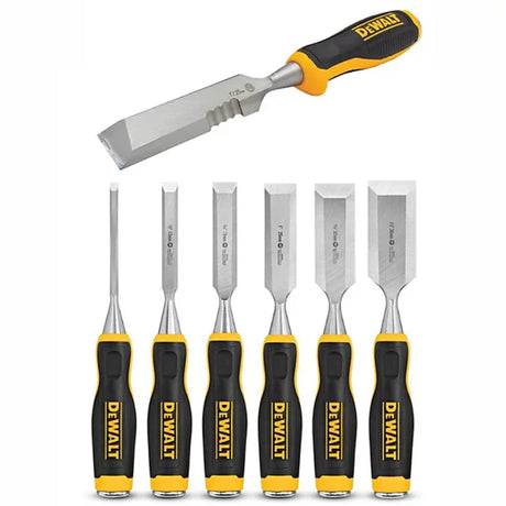DeWALT	6 Piece Chisel Set with FREE Chisel Knife | XMS25CHISEL