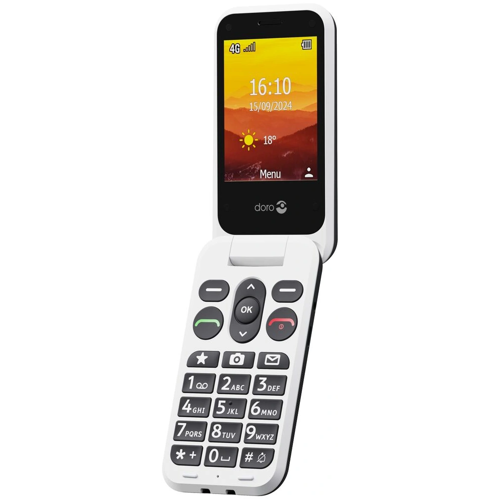 DORO Leva L20 Sim Free Mobile Phone - White | 8744