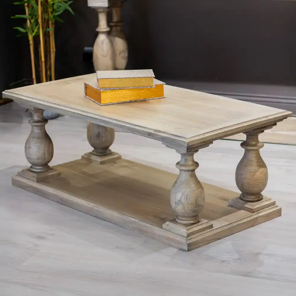 Tara Lane Pillars Coffee Table - Marwood | TL7247