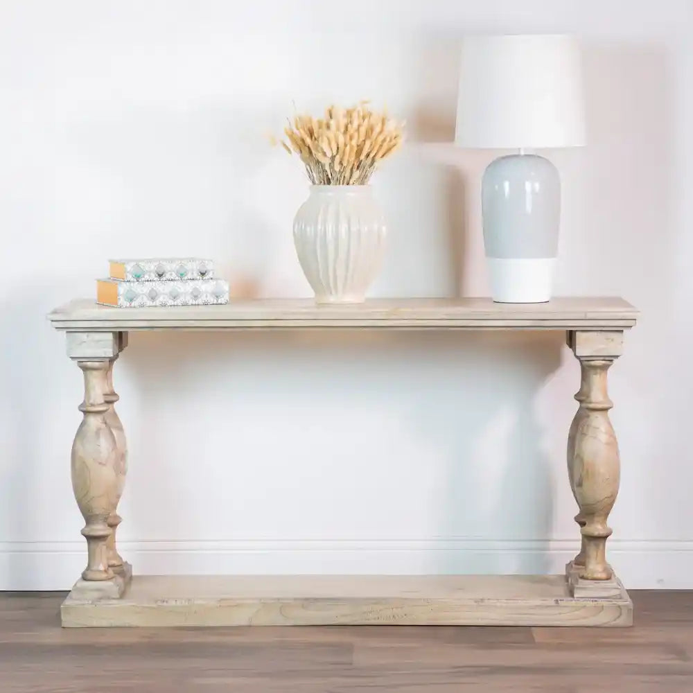 Tara Lane Pillars Console Table 150cm - Marwood | TL7249