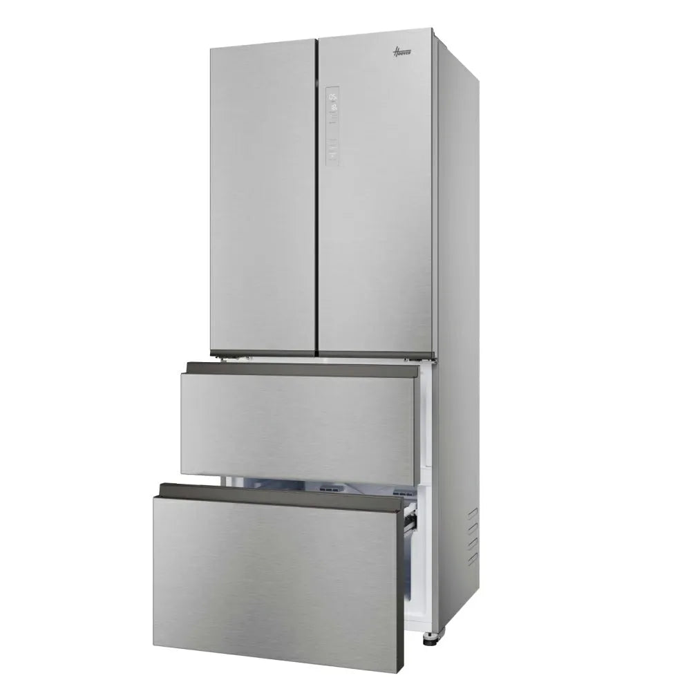 Hoover H-Fridge 700 Maxi Frost Free French Door Fridge Freezer - Platinum Inox | HONFQ2T718EXK