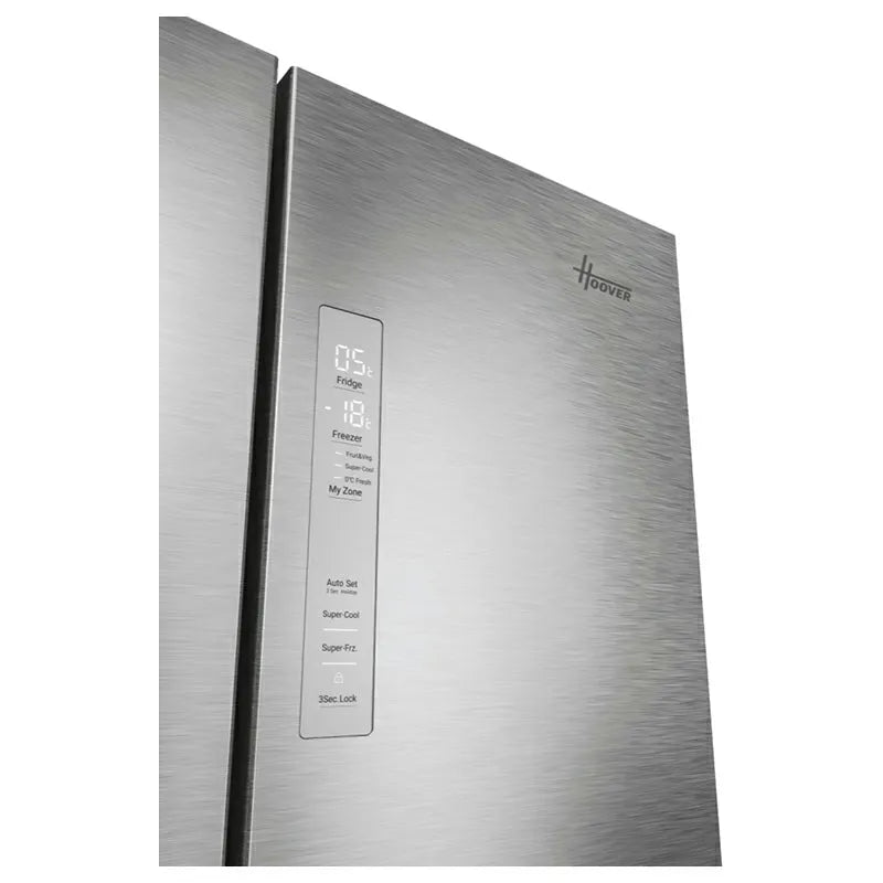 Hoover H-Fridge 700 Maxi Frost Free French Door Fridge Freezer - Platinum Inox | HONFQ2T718EXK
