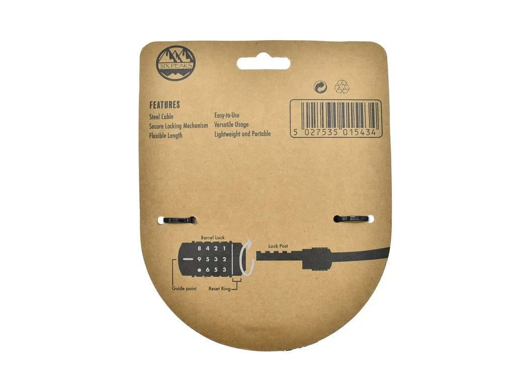 Six Peaks Cycling Cable Bike Lock | SIC000601