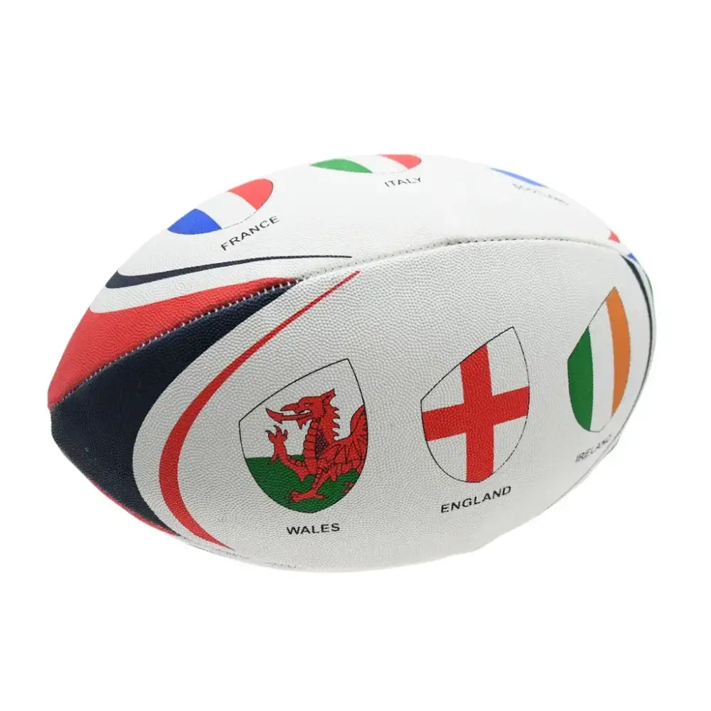 Gioco International Tournament Themed Rugby Ball Size 5 | GGB007505