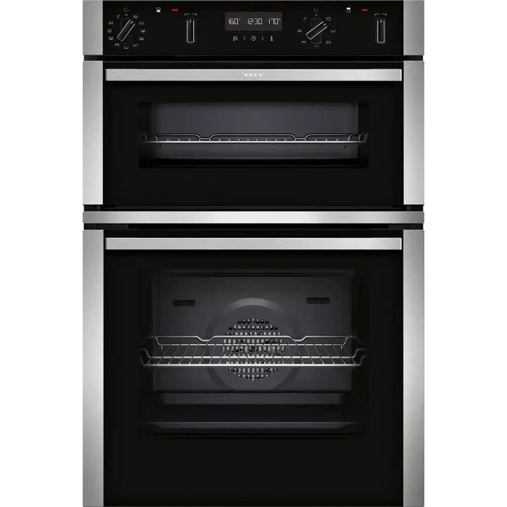 Neff N50 Built in Electric Self Cleaning Double Oven - Stainless Steel | U2ACH7AN7B