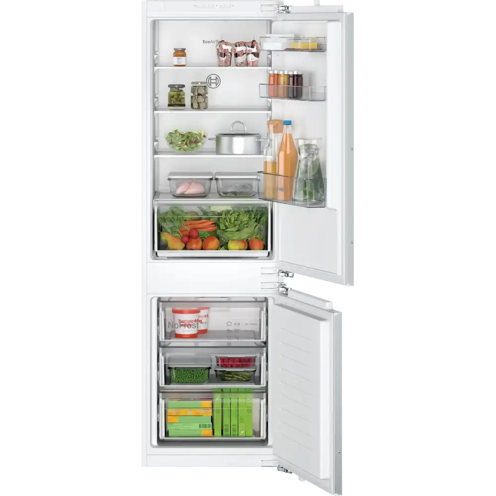 Bosch Series 2 Integrated 60/40 Built In Fridge Freezer - Fixed Hinge | KIN86NFE0G