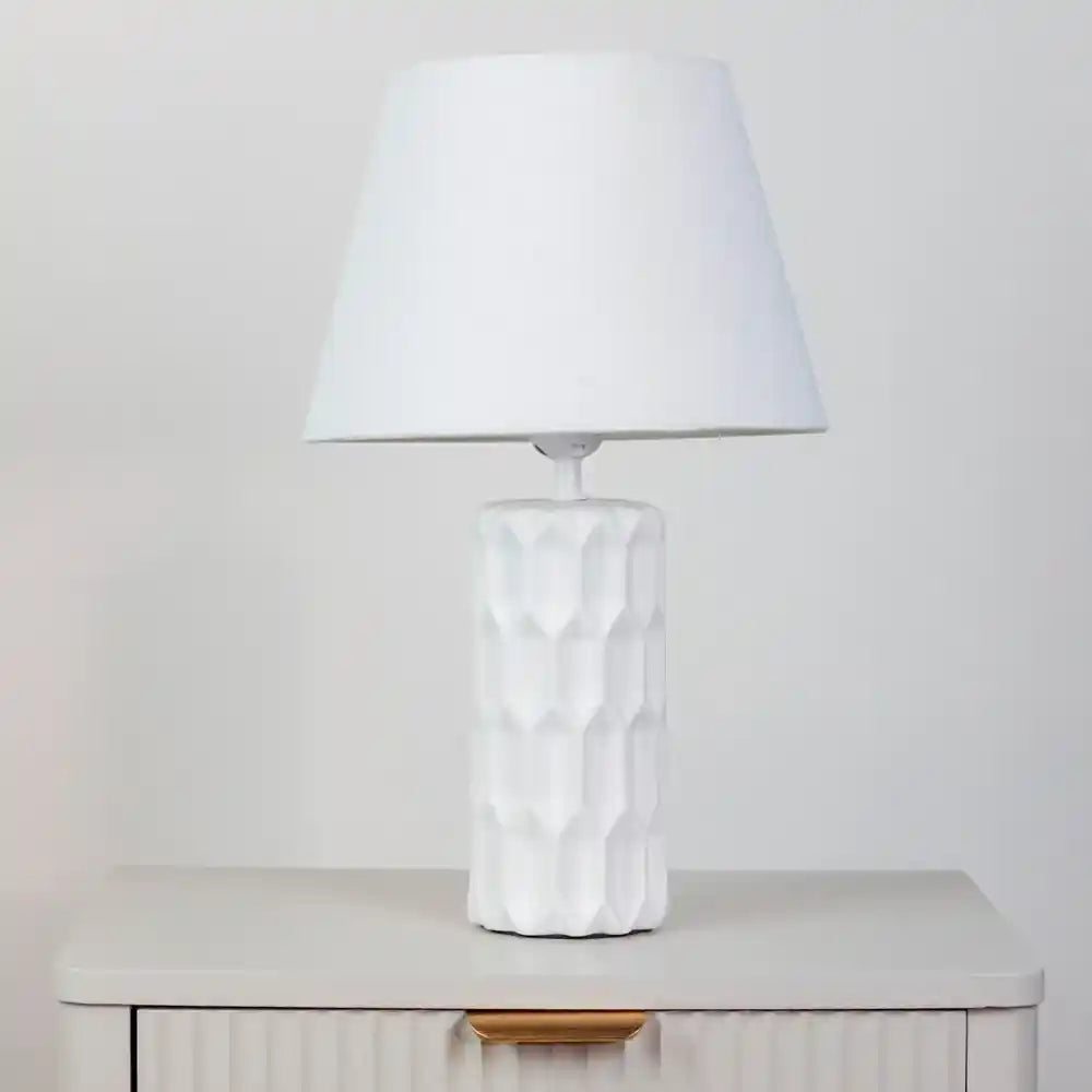 Tara Lane Isla Ceramic Table Lamp 41cm - White | TL6936