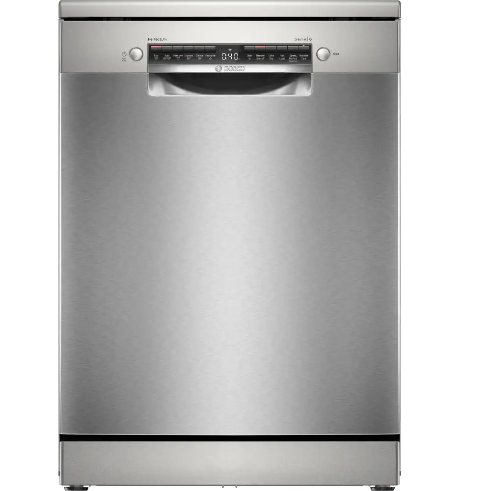 Bosch Serie 6 14 Place Dishwasher Wifi Enabled - Silver | SMS6ZCI10G