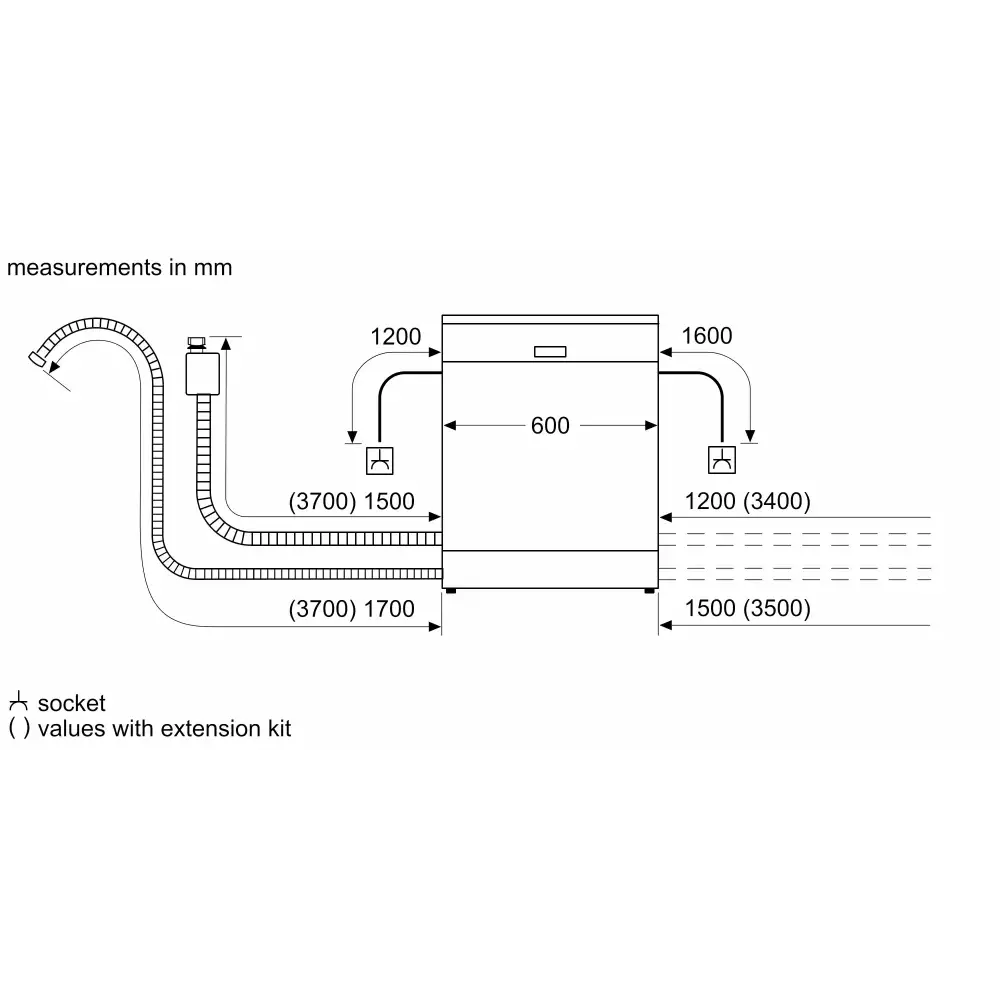 Bosch Serie 6 14 Place Dishwasher Wifi Enabled - Silver | SMS6ZCI10G