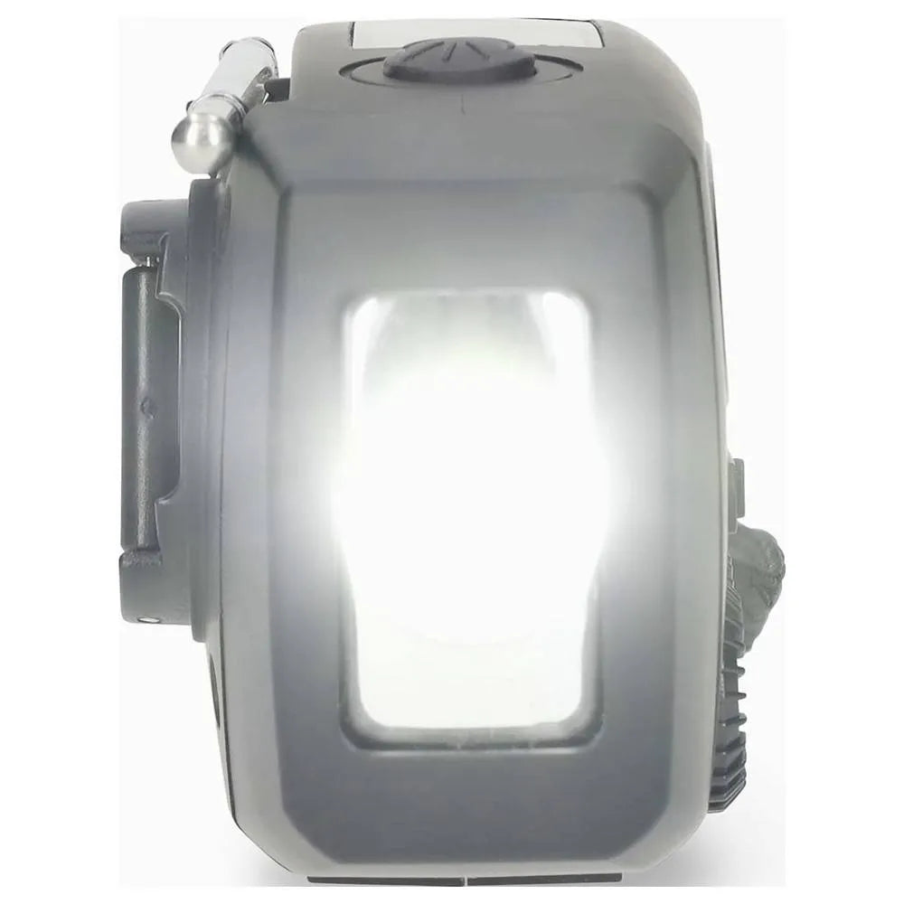 Nedis Emergency Crank Solar FM/AM Radio - Black | 471447