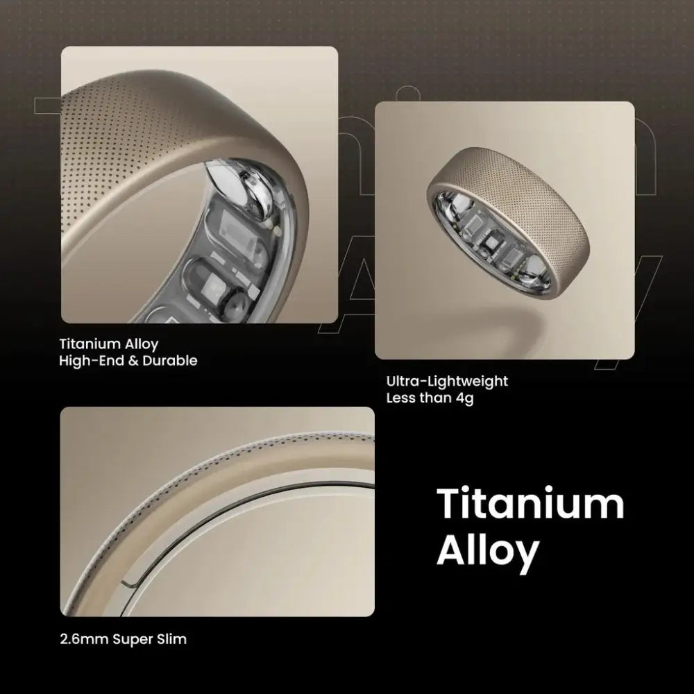 Amazfit Helio Smart Ring - Titanium