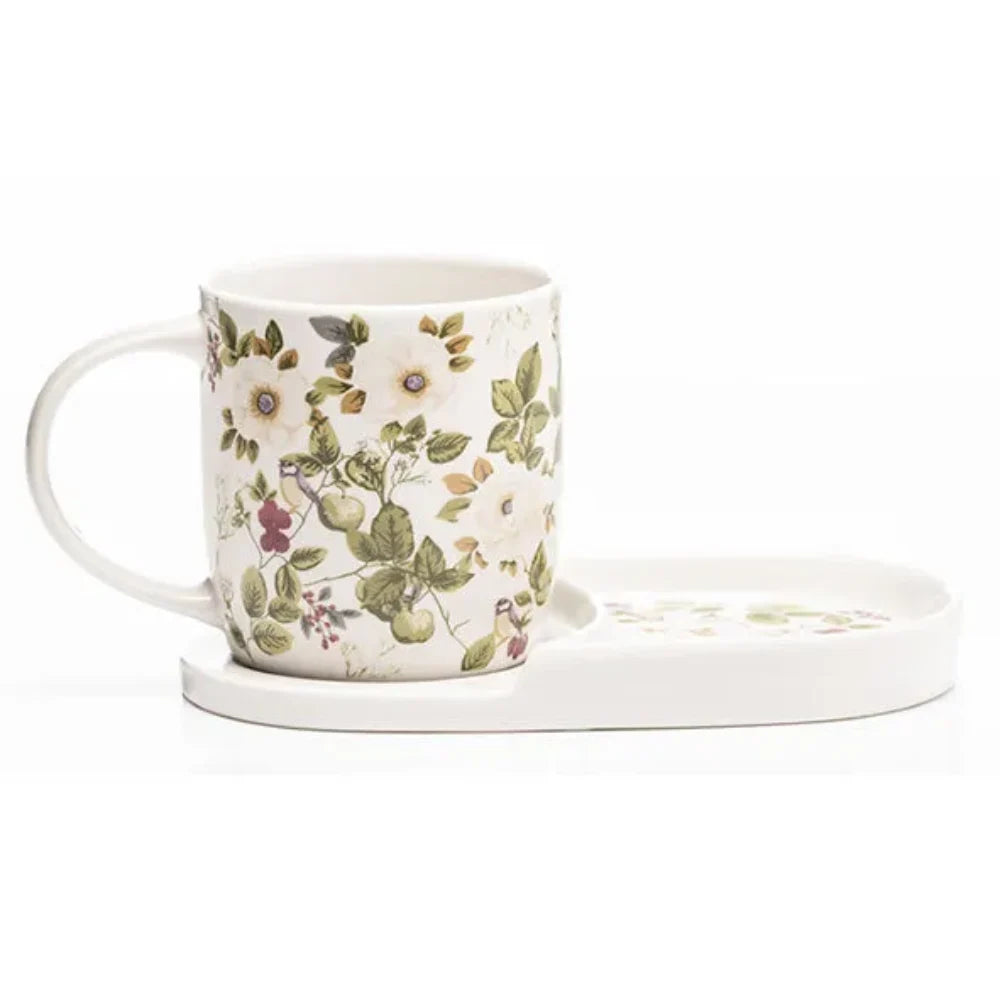Newgrange Living Floral Rose Mug and Snack Tray | 30267