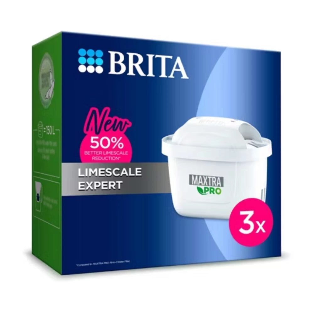 Brita Maxtra Pro Filter Limescale Expert 3 Pack | For Tea & Coffee Lovers